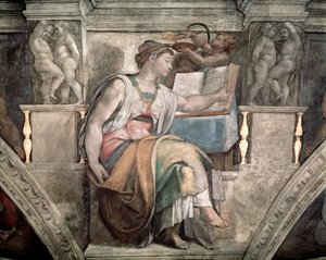 Sixtijnse Kapel Plafond: Erythraeïsche Sibylle